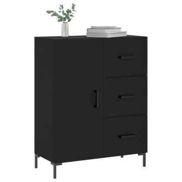 Sideboard Black 69.5x34x90 cm Engineered Wood