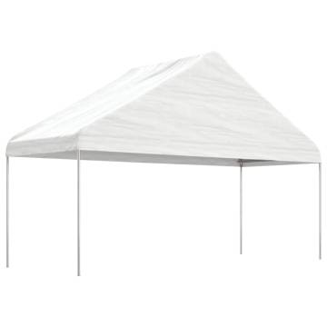 Gazebo with Roof White 17.84x5.88x3.75 m Polyethylene