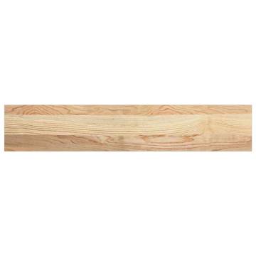  Window Sills 2 pcs Untreated 80x15x2 cm Solid Wood Oak