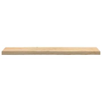  Window Sills 2 pcs Untreated 120x25x2 cm Solid Wood Oak