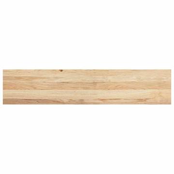  Window Sills 2 pcs Untreated 120x25x2 cm Solid Wood Oak