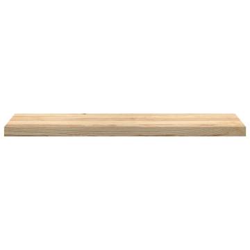  Window Sills 2 pcs Untreated 100x25x2 cm Solid Wood Oak