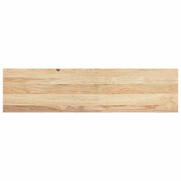  Window Sills 2 pcs Untreated 100x25x2 cm Solid Wood Oak