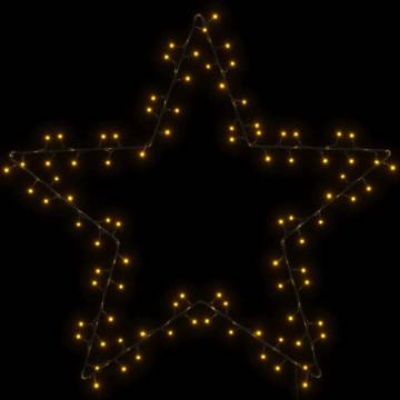  Christmas Lights Star Silhouette 115 LEDs Warm White