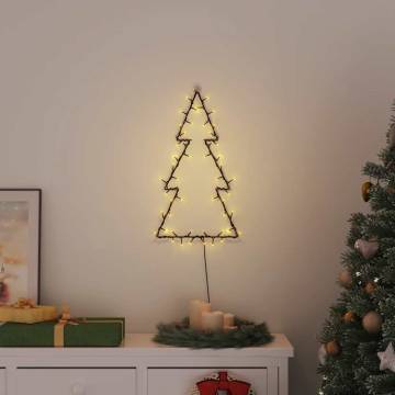  Christmas Lights Christmas Tree Silhouette 80 LEDs Warm White