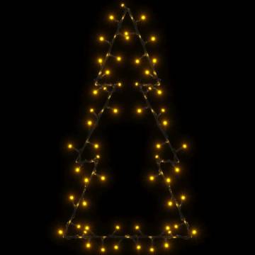  Christmas Lights Christmas Tree Silhouette 80 LEDs Warm White