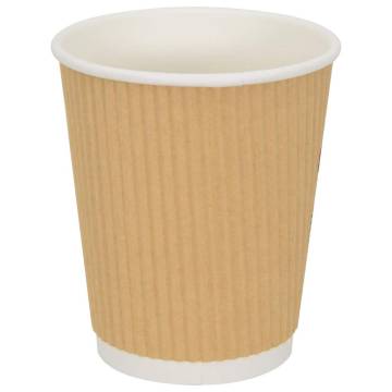  Paper Coffee Cups with Lids 1000 pcs 8oz 200ml