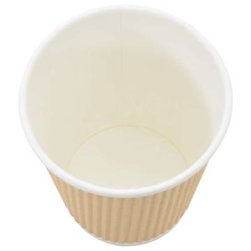  Paper Coffee Cups with Lids 1000 pcs 8oz 200ml