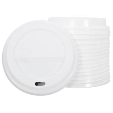  Paper Coffee Cups with Lids 1000 pcs 16oz 400ml