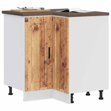  Kitchen Corner Base Cabinet Porto Old Wood Engineered Wood