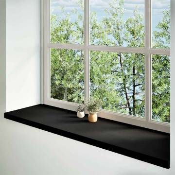  Window Sills 2 pcs Dark Brown 140x40x2 cm Solid Wood Oak