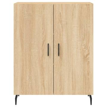 Highboard Sonoma Oak 69.5x34x180 cm Engineered Wood