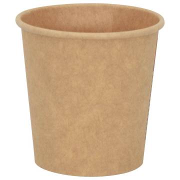  Paper Coffee Cups with Lids 1000 pcs 4oz 100ml