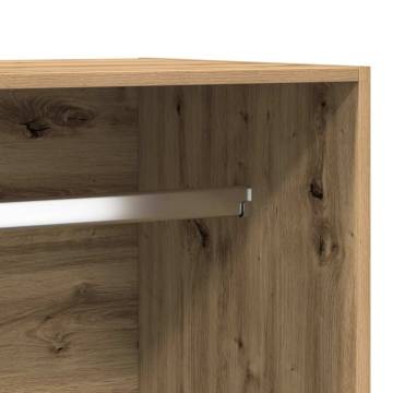  Wardrobe Artisan Oak 100x50x200 cm Engineered Wood