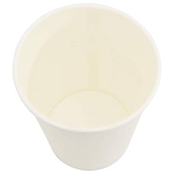  Paper Coffee Cups with Lids 1000 pcs 8oz 200ml