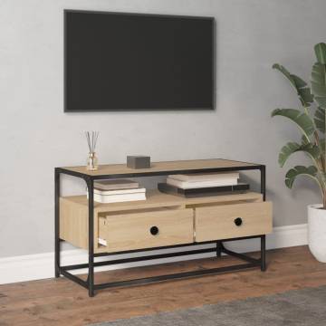  TV Cabinet Sonoma Oak 80x35x45 cm Engineered Wood