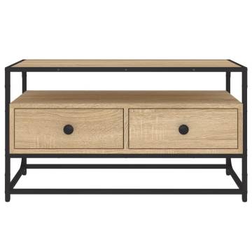  TV Cabinet Sonoma Oak 80x35x45 cm Engineered Wood