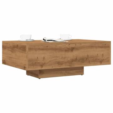  Coffee Table Artisan Oak 85x55x31 cm Engineered Wood