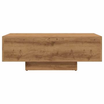  Coffee Table Artisan Oak 85x55x31 cm Engineered Wood