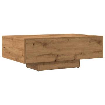  Coffee Table Artisan Oak 85x55x31 cm Engineered Wood