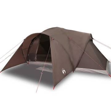  Family Tent Dome 6-Person Brown Waterproof