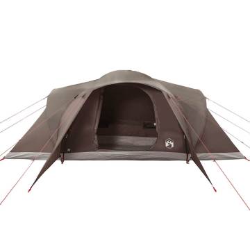  Family Tent Dome 6-Person Brown Waterproof