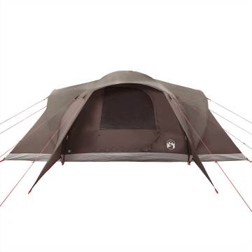  Family Tent Dome 6-Person Brown Waterproof