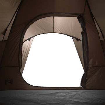  Family Tent Dome 6-Person Brown Waterproof