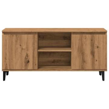  TV Cabinet Artisan Oak 102x35x50 cm Engineered Wood