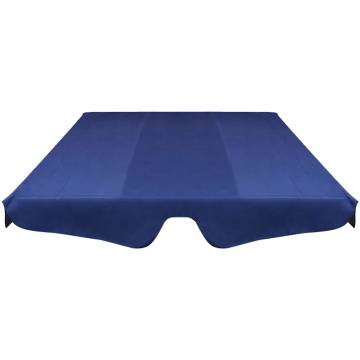  Replacement Canopy for Garden Swing Blue 226x186 cm