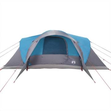  Family Tent Dome 6-Person Blue Waterproof