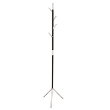 V-Part Standing Coat Rack With 4 Hooks Linair White 180 cm