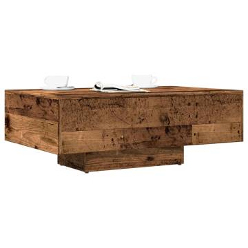  Coffee Table Old Wood 85x55x31 cm Engineered Wood