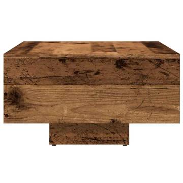  Coffee Table Old Wood 85x55x31 cm Engineered Wood