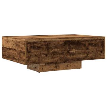  Coffee Table Old Wood 85x55x31 cm Engineered Wood