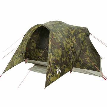  Family Tent Dome 6-Person Camouflage Waterproof