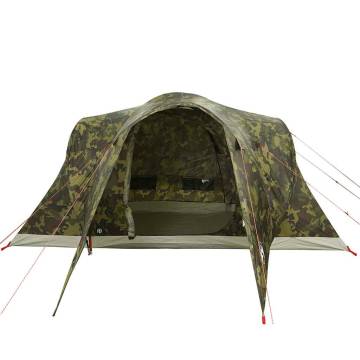  Family Tent Dome 6-Person Camouflage Waterproof