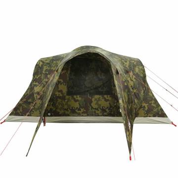  Family Tent Dome 6-Person Camouflage Waterproof