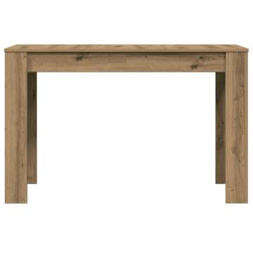  Dining Table Artisan Oak 120x60x76 cm Engineered Wood