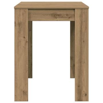  Dining Table Artisan Oak 120x60x76 cm Engineered Wood