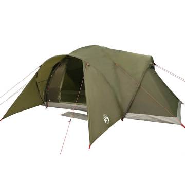  Family Tent Dome 6-Person Olive Green Waterproof