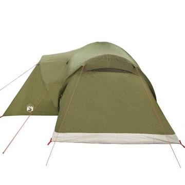  Family Tent Dome 6-Person Olive Green Waterproof