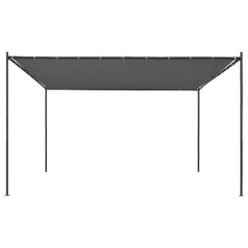  Gazebo with Roof 4x4 m Anthracite