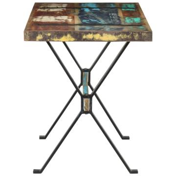  Dining Table 120x60x76 cm Solid Reclaimed Wood