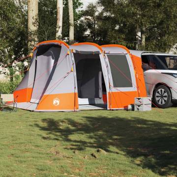  Car Tent Grey and Orange Waterproof