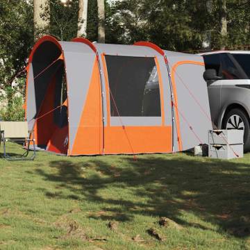  Car Tent 4-Person Grey and Orange Waterproof