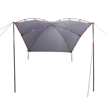  Car Tent Grey and Orange Waterproof