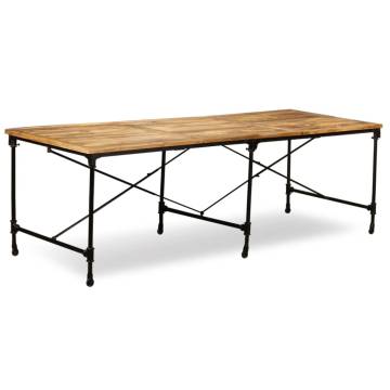  Dining Table Solid Mango Wood 240 cm