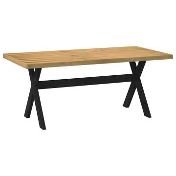  Dining Table NOAIN X-Shaped Legs 180x90x75 cm Solid Wood Pine