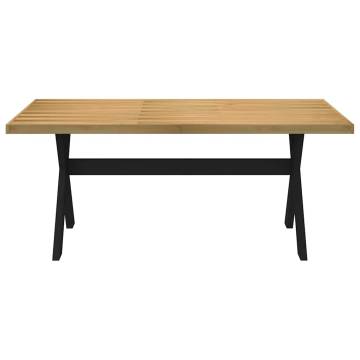  Dining Table NOAIN X-Shaped Legs 180x90x75 cm Solid Wood Pine